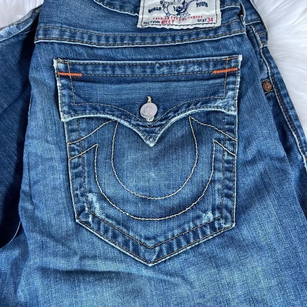 True Religion Billy Bootcut Jeans‎ Seat 34